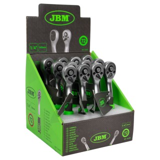 CLIQUET 72 DENTS DE 1/4\" 145MM - ACIER ZINGUÉ