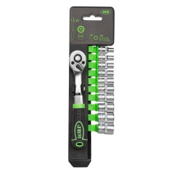 CLIQUET 72 DENTS DE 1/4\" AVEC DOUILLES 12 PANS