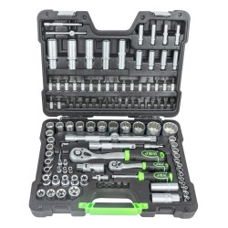 COFFRET D\'OUTILS 113 PCS. AVEC DOUILLES 12 BORDS ZINGUÉS