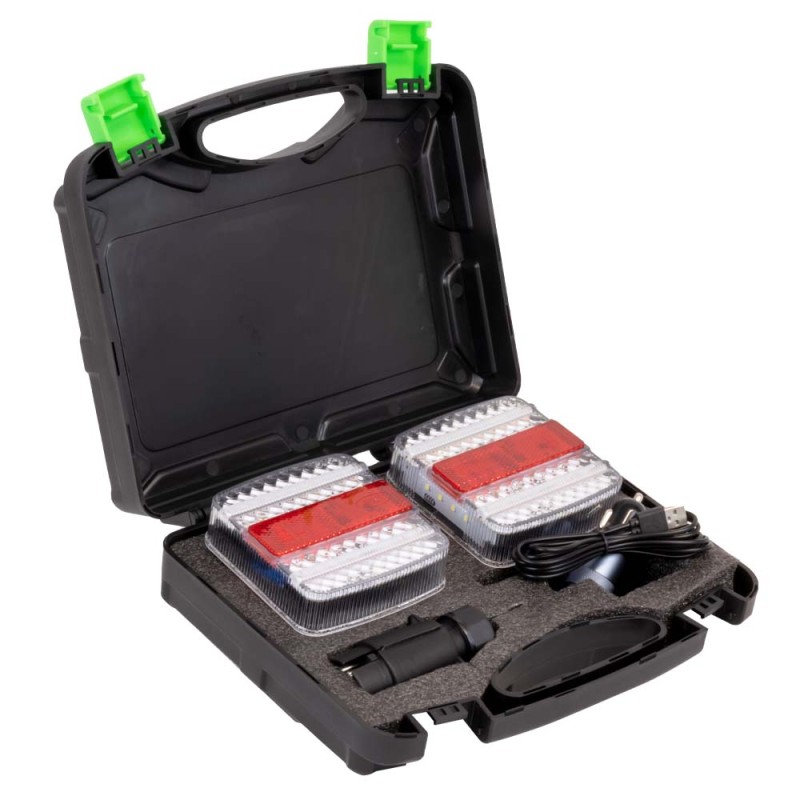 JEU DE DEUX FEUX ARRIÈRE MAGNÉTIQUES SANS FIL