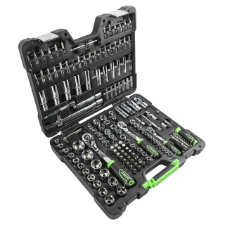 COFFRET À OUTILS 179 PIÈCES 6 PANS - CHROME