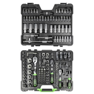 COFFRET À OUTILS 179 PIÈCES 6 PANS - CHROME