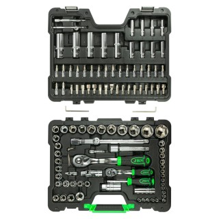 COFFRET À OUTILS 108 PIÈCES 6 PANS - CHROME