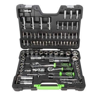 COFFRET À OUTILS 94 PIÈCES 6 PANS - CHROME