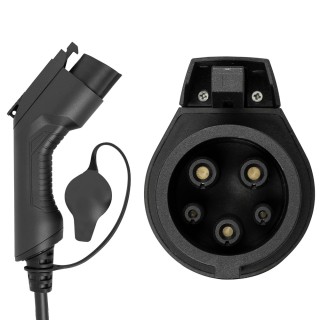 CÂBLE DE CHARGE POUR VOITURE ÉLECTRIQUE, 7.5KW, 32 A, DU TYPE 1 AU TYPE 2 (SINGLE-PHASE)