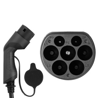 CÂBLE DE CHARGE POUR VOITURE ÉLECTRIQUE, 3.6KW,16 A, DU TYPE 2 AU TYPE 2 (SINGLE-PHASE)