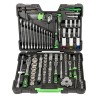 COFFRET À OUTILS 132 PIÈCES 6 PANS ZINGUÉES