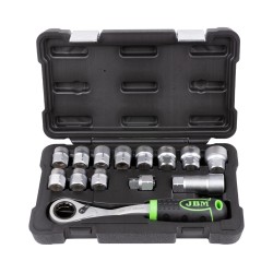 KIT D\'OUTILS DE PASSAGE DE 14 PIÈCES ZINGUÉ