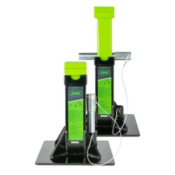 JEU DE 2 CHANDELLES À CRÉMAILLÈRE 22T (338-500MM)