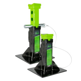 JEU DE 2 CHANDELLES À CRÉMAILLÈRE 22T (338-500MM)