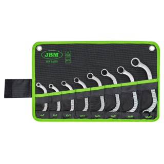 JEU DE 8 CLÉS TIP C DEMI LUNE 12 PANS