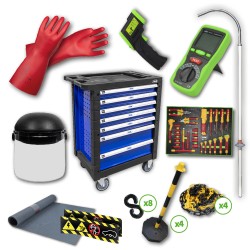 SERVANTE À OUTILS 7 TIROIRS BLEU SPÉCIAL VDE