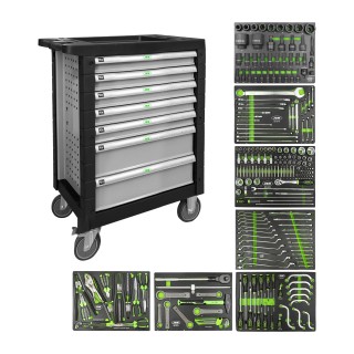 SERVANTE À OUTILS 7 TIROIRS GRIS - SPÉCIAL CAMIONS