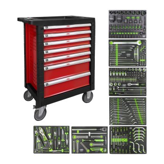 SERVANTE À OUTILS 7 TIROIRS ROUGE SPÉCIAL CAMIONS