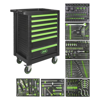 SERVANTE À OUTILS 7 TIROIRS VERT SPÉCIAL CAMIONS