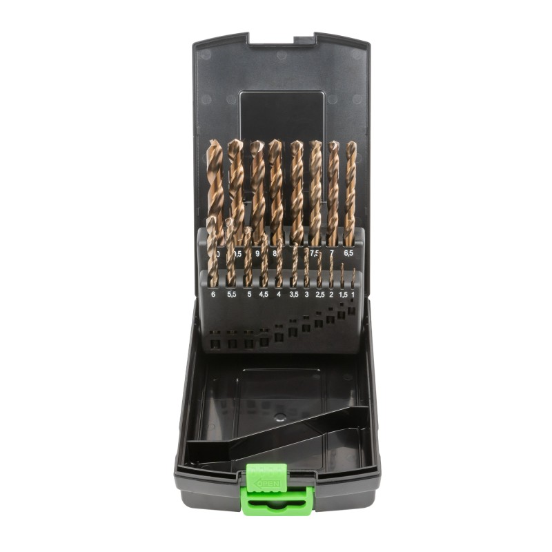 JEU DE FORETS HÉLICOÏDAUX EN COBALT 1-10MM