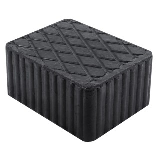 TAMPON DE LEVAGE EN CAOUTCHOUC POUR ASCENSEUR 160X120X80MM