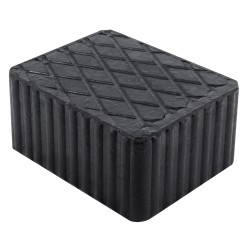 TAMPON DE LEVAGE EN CAOUTCHOUC POUR ASCENSEUR 160X120X80MM