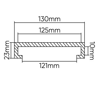 TAMPON DE LEVAGE EN CAOUTCHOUC POUR ASCENSEUR RAVAGLIOLI/SIRIO/SPACE 130MM