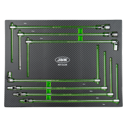 MODULE DE 7 CLÉS À DOUILLES AVEC MANCHE EN T (7-19MM)