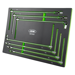 MODULE DE 7 CLÉS À DOUILLES AVEC MANCHE EN T (7-19MM)