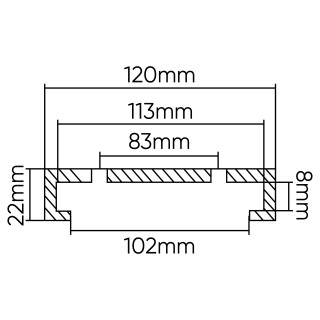 TAMPON DE LEVAGE EN CAOUTCHOUC POUR ASCENSEUR MAHA 120MM