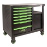 CHARIOT À OUTILS À 7 TIROIRS FRONTAUX ET 4 TIROIRS LATÉRAUX