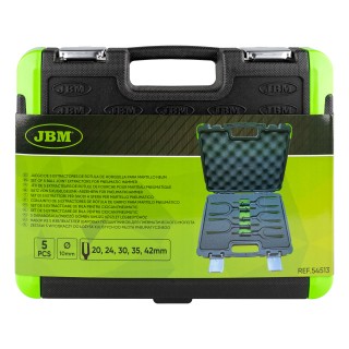 COFFRET DE 5 EXTRACTEURS DE ROTULE DE FOURCHE POUR MARTEAU PNEUMATIQUE