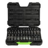 COFFRET DE DOUILLES ET EMBOUTS TORX / TORX PLUS DE 77 PIÈCES