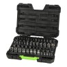 COFFRET DE DOUILLES ET EMBOUTS TORX / TORX PLUS DE 77 PIÈCES