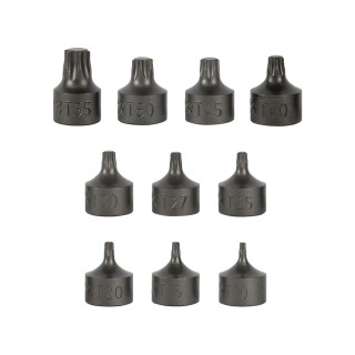 SET D\'EMBOUTS TORX COURTS 3/8\" 10 PCS