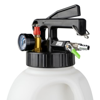 POMPE DE TRANSMISSION PNEUMATIQUE 10L AVEC 15 ADAPTATEURS