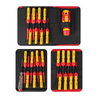 JEU DE 25 TOURNEVIS INTERCHANGEABLES ISOLÉS