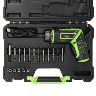 JEU DE TOURNEVIS ET DEMBOUTS AVEC BATTERIE