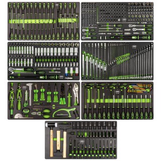 CHARIOT À OUTILS XL DE 8 TIROIRS MONTÉ AVEC 468 PIÈCES