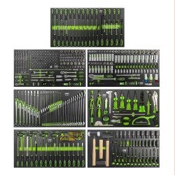 JEU DE 7 MODULES EVA CARBONE POUR CHARIOTS À OUTILS