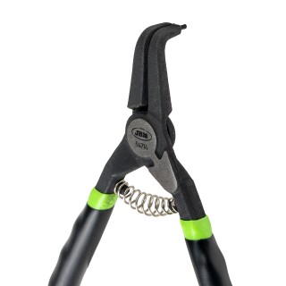 PINCE À CIRCLIPS POUR EXTERIEUR - EMBOUT COURBE 7\" 180MM