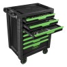 CHARIOT À OUTILS DE 8 TIROIRS MONTÉ AVEC 289 PIÈCES