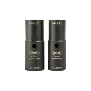 JEU DE 2 DOUILLES À CHOC DE 1/2\" SPÉCIALES POUR ROUES EN ALUMINIUM FORD