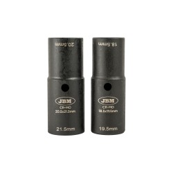 JEU DE 2 DOUILLES À CHOC DE 1/2\" SPÉCIALES POUR ROUES EN ALUMINIUM FORD