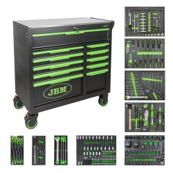 CHARIOT À OUTILS À 11 TIROIRS - AVEC MODULES D\'OUTILS