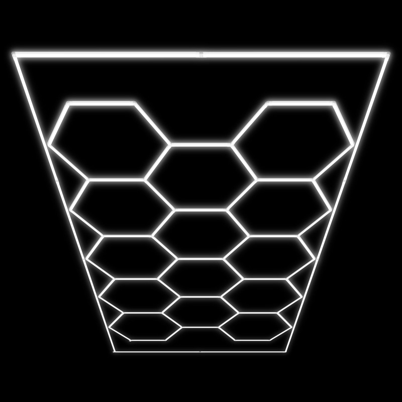 ENSEMBLE DE PLAFONNIERS LED HEXAGONAUX