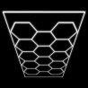 ENSEMBLE DE PLAFONNIERS LED HEXAGONAUX