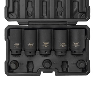 JEU DE 5 DOUILLES HEXAGONALES ET POINTES XZN DE 1/2\" À CHOC