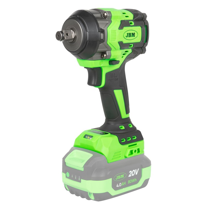 CLÉ À CHOC BRUSHLESS BATTERIE 1/2\" 800NM