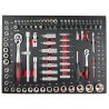JEU DE 4 MODULES EVA CARBONE POUR OUTILS- ROUGE