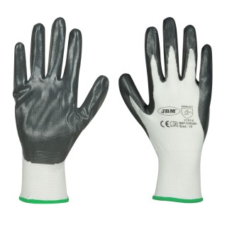 GANTS A/ PAUME RENFORCÉE DE NITRILE T 11