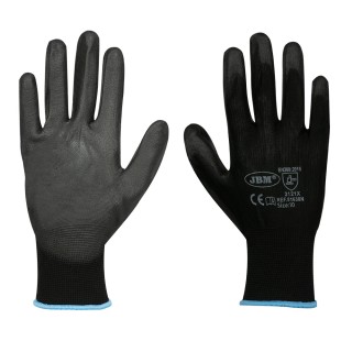 GANTS DE TRAVAIL PAUME RENFORCÉE D POLYURÉTHANE T.10