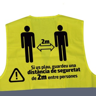 GILET DE HAUTE VISIBILITÉ SÉRIGRAPHIÉ - 2 MÈTRES - CA