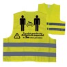 GILET DE HAUTE VISIBILITÉ SÉRIGRAPHIÉ - 2 MÈTRES - CA